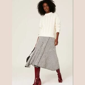 Jason Wu x RTR Cream Wool Cable Knit Sweater XS